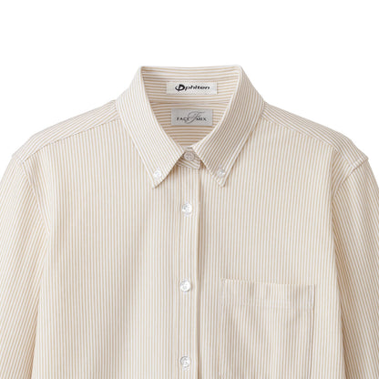 レディスニット吸汗速乾長袖ブラウス | レディース | 1枚 | FB4021L | ベージュ