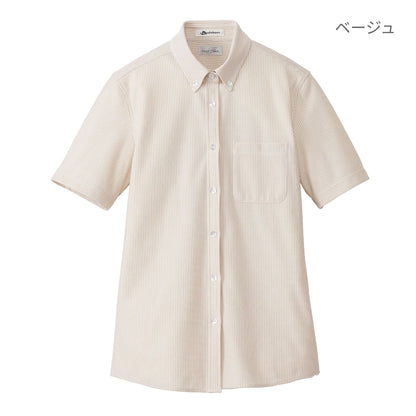 レディスニット吸汗速乾半袖ブラウス | レディース | 1枚 | FB4022L | ピンク