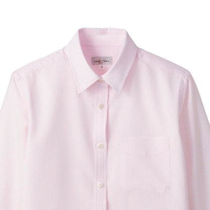 吸汗速乾レディス長袖ブラウス | レディース | 1枚 | FB4030L | ピンク