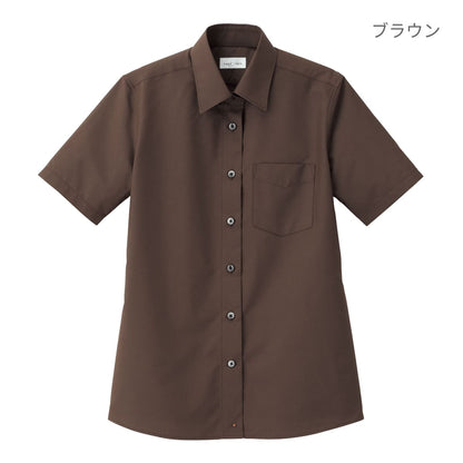 レディスレギュラーカラー半袖ブラウス | レディース | 1枚 | FB4036L | ブラック