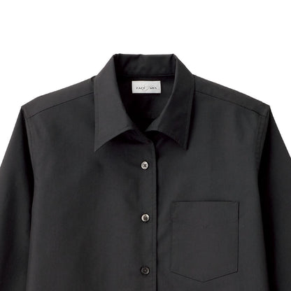 レディス開襟 七分袖ブラウス | レディース | 1枚 | FB4039L | ブラック