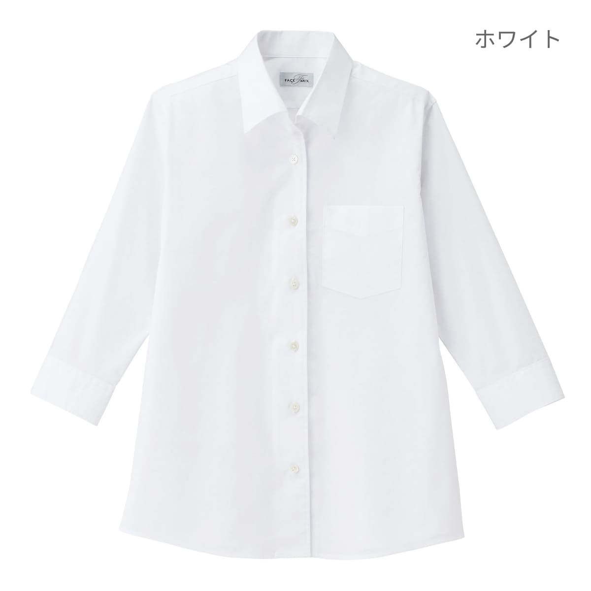 レディス開襟 七分袖ブラウス | レディース | 1枚 | FB4039L | ブラック