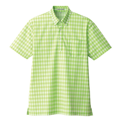 チェックプリントポロシャツ | メンズ | 1枚 | FB4523U | オレンジ