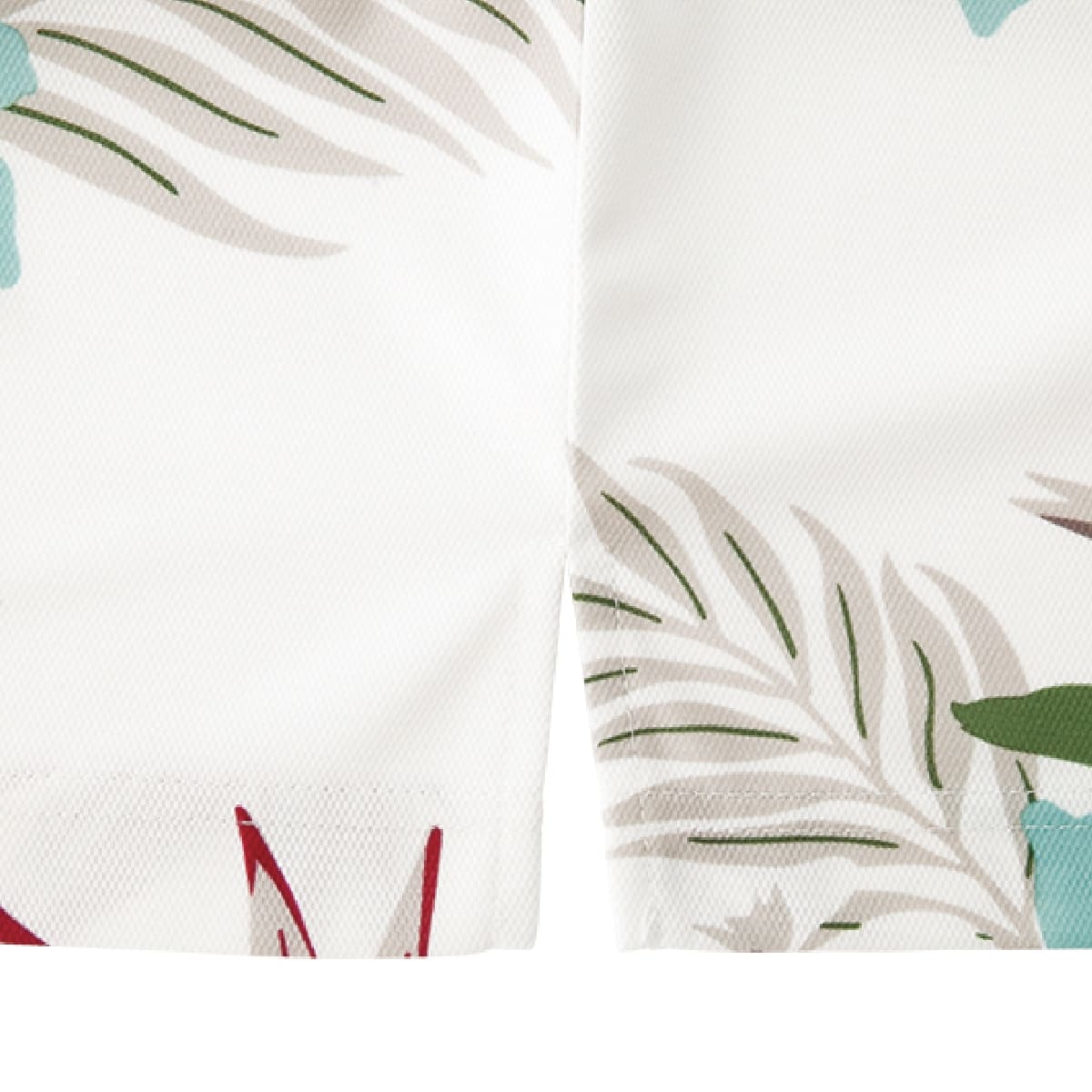 アロハポロシャツ（リーフ柄） | メンズ | 1枚 | FB4525U | ネイビー