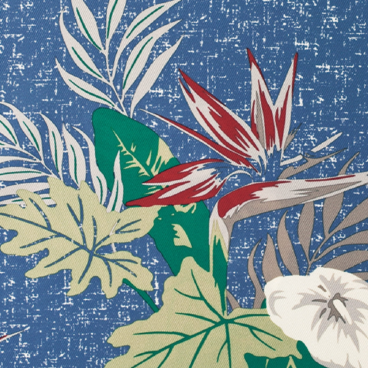 アロハポロシャツ（リーフ柄） | メンズ | 1枚 | FB4525U | ネイビー