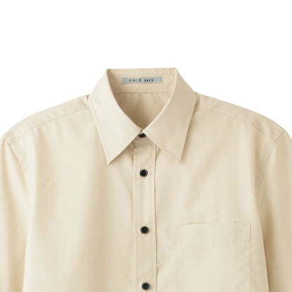 ブロードレギュラーカラー半袖シャツ | メンズ | 1枚 | FB4527U | ブラック