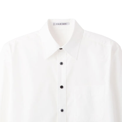 ブロードレギュラーカラー七分袖シャツ | メンズ | 1枚 | FB4528U | パープル