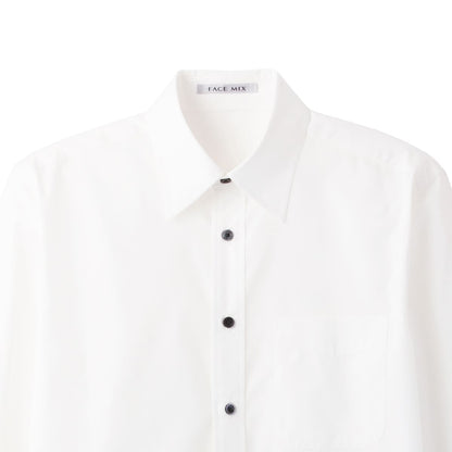 ブロードレギュラーカラー七分袖シャツ | メンズ | 1枚 | FB4528U | イエロー