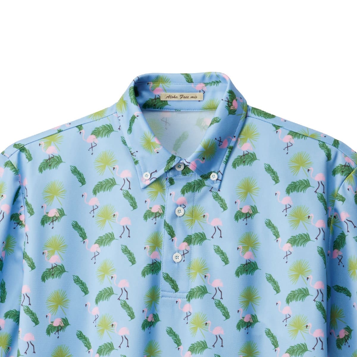 アロハポロシャツ（フラミンゴ） | メンズ | 1枚 | FB4549U | ベージュ