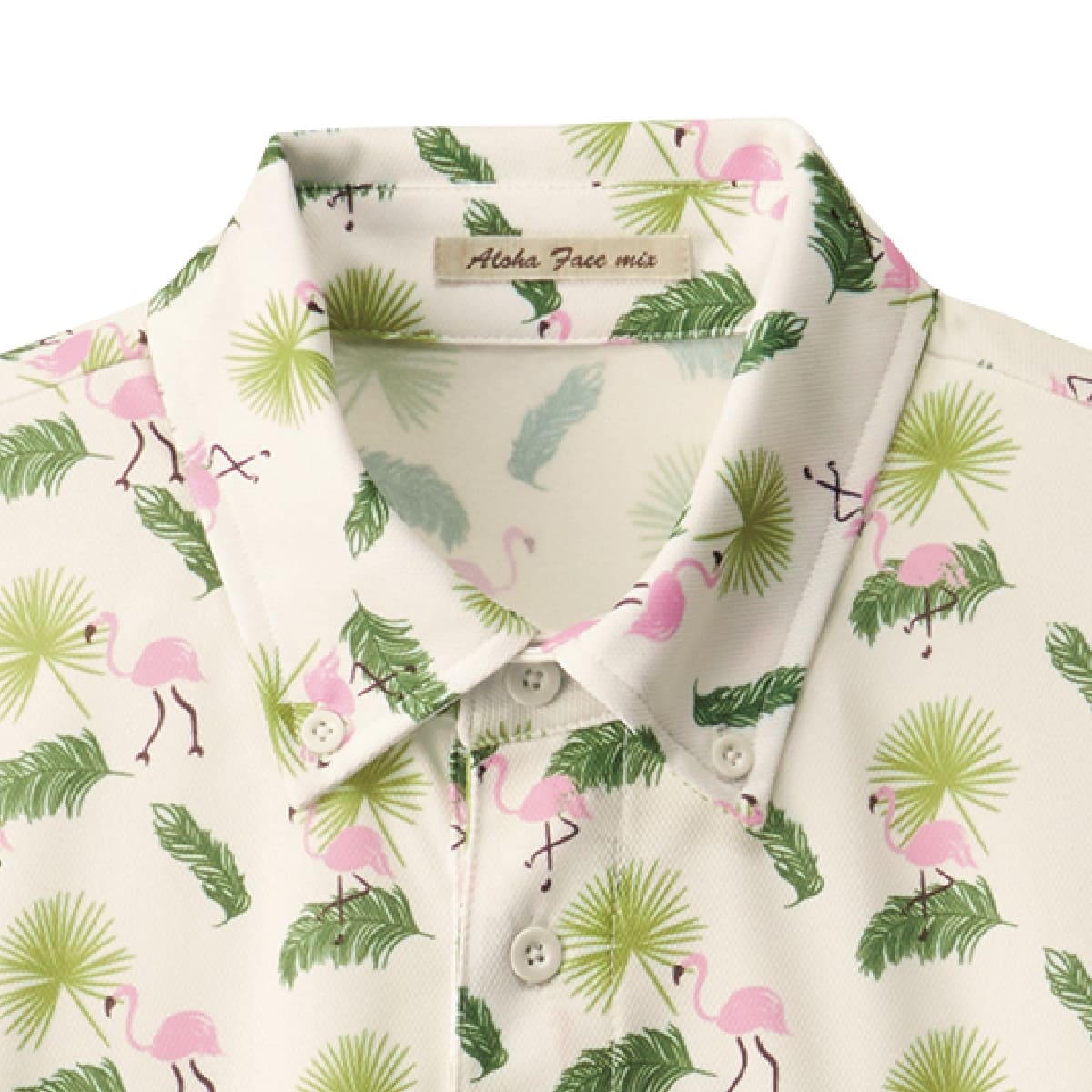 アロハポロシャツ（フラミンゴ） | メンズ | 1枚 | FB4549U | ブルー