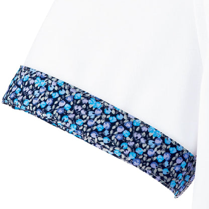 メンズポロシャツ(花柄 A) | メンズ | 1枚 | FB5024M | ターコイズ