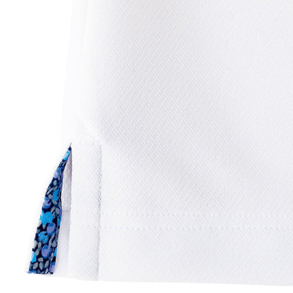 メンズポロシャツ(花柄 A) | メンズ | 1枚 | FB5024M | ターコイズ