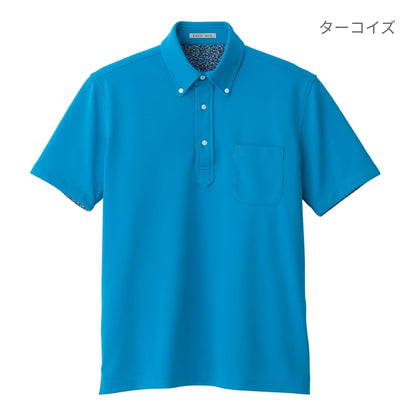 メンズポロシャツ(花柄 A) | メンズ | 1枚 | FB5024M | ホワイト