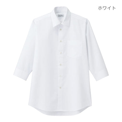 メンズレギュラーカラー七分袖シャツ | メンズ | 1枚 | FB5042M | ブラウン