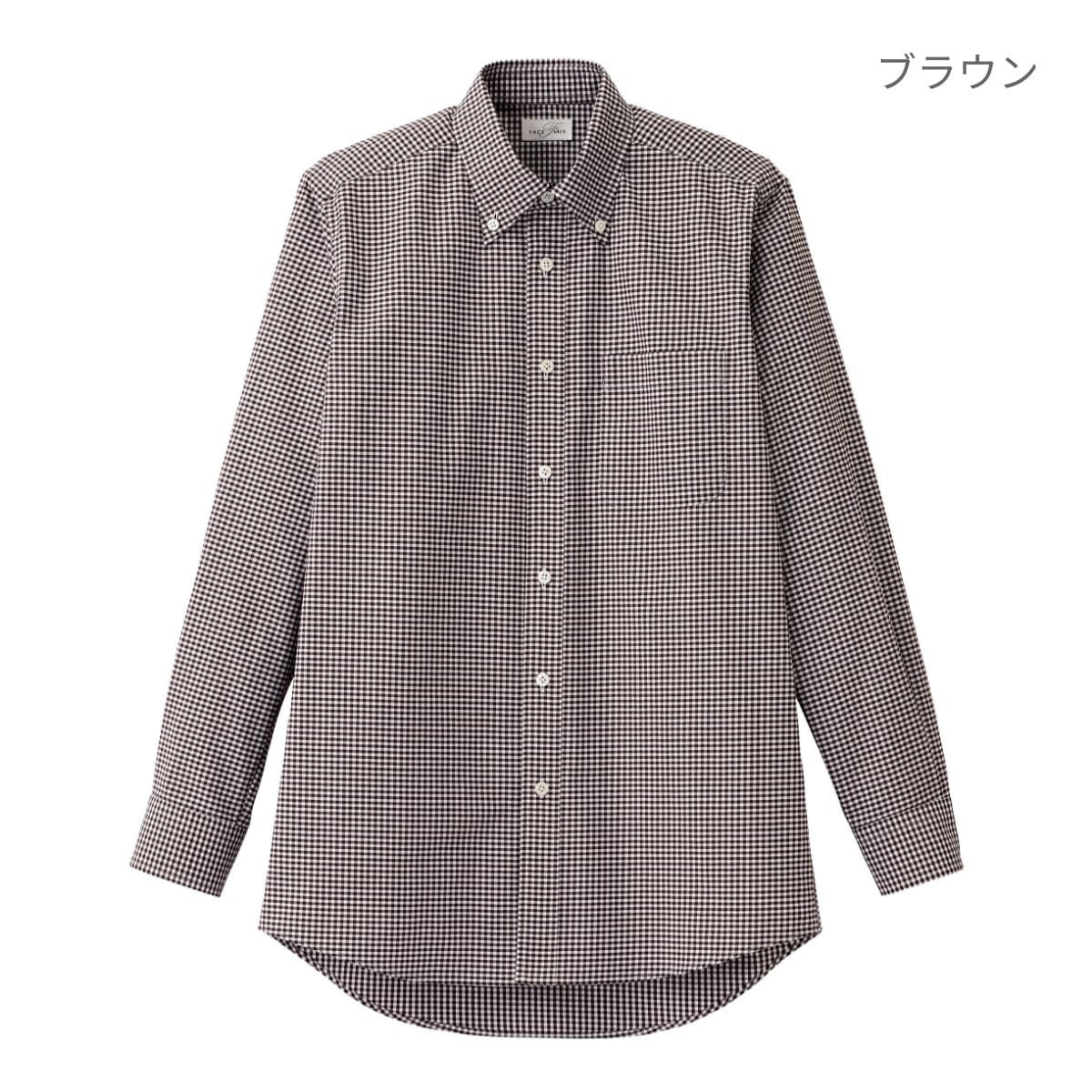 seventy セブンティ ブラウン ギンガムチェック シャツ ワンピース