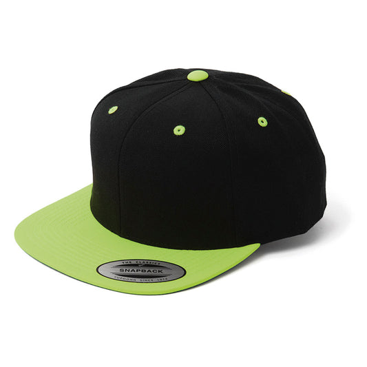 プレミアム クラシック スナップバック（2-Tone） | ノベルティ(小物) | 1枚 | 6089MT | ブラック/ネオングリーン