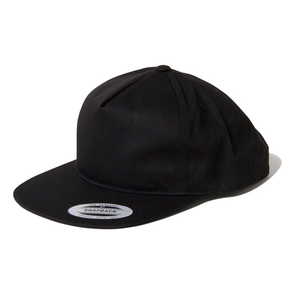 アンストラクチャード 5パネル スナップバック | ノベルティ(小物) | 1枚 | 6502 | ブラック