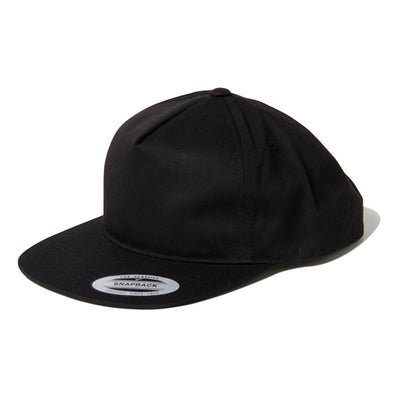 アンストラクチャード 5パネル スナップバック | ノベルティ(小物) | 1枚 | 6502 | ブラック
