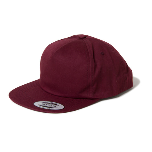 アンストラクチャード 5パネル スナップバック | ノベルティ(小物) | 1枚 | 6502 | マルーン