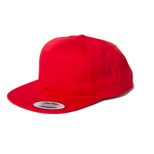 アンストラクチャード 5パネル スナップバック | ノベルティ(小物) | 1枚 | 6502 | レッド