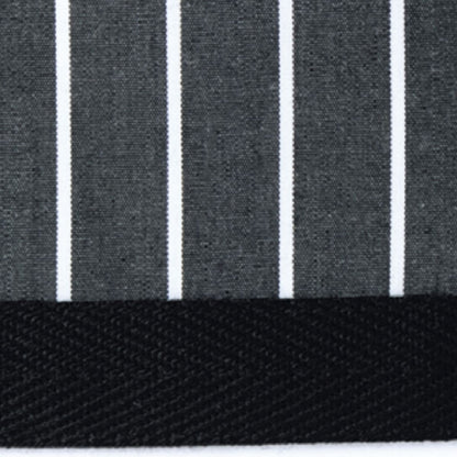 チェック柄胸当てエプロン | カフェ・飲食店制服 | 1枚 | FK7121 | ブラック