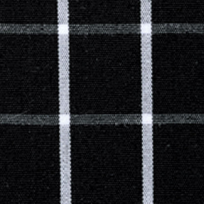 チェック柄胸当てエプロン | カフェ・飲食店制服 | 1枚 | FK7121 | ブラック