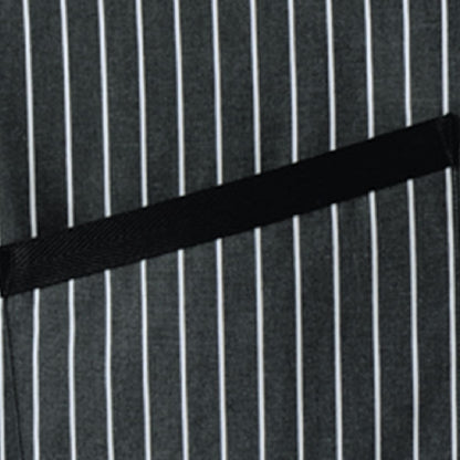 チェック柄ロングエプロン | カフェ・飲食店制服 | 1枚 | FK7123 | ブラウン