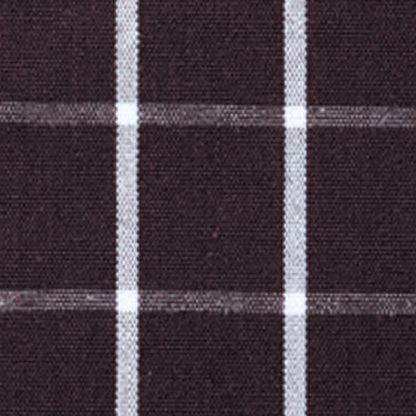 チェック柄ロングエプロン | カフェ・飲食店制服 | 1枚 | FK7123 | ブラウン