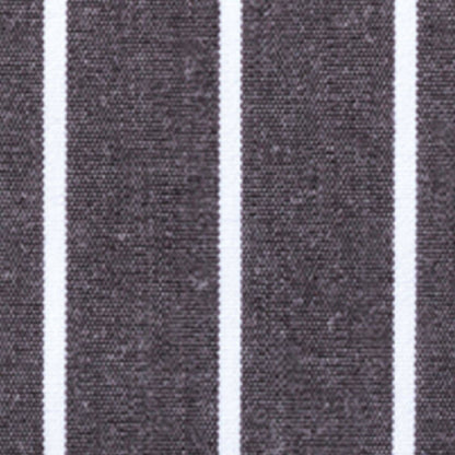 ストライプ柄ショートエプロン | カフェ・飲食店制服 | 1枚 | FK7126 | ブラック