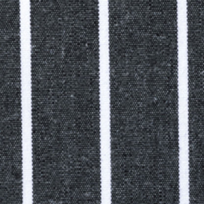 ストライプ柄ショートエプロン | カフェ・飲食店制服 | 1枚 | FK7126 | ブラック