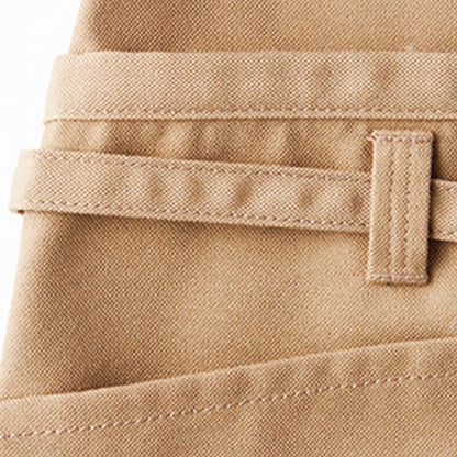 2WAYエプロン | カフェ・飲食店制服 | 1枚 | FK7158 | モカ×レッド