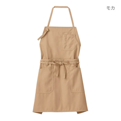 2WAYエプロン | カフェ・飲食店制服 | 1枚 | FK7158 | モカ×レッド