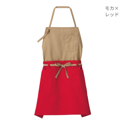 2WAYエプロン | カフェ・飲食店制服 | 1枚 | FK7158 | レッド