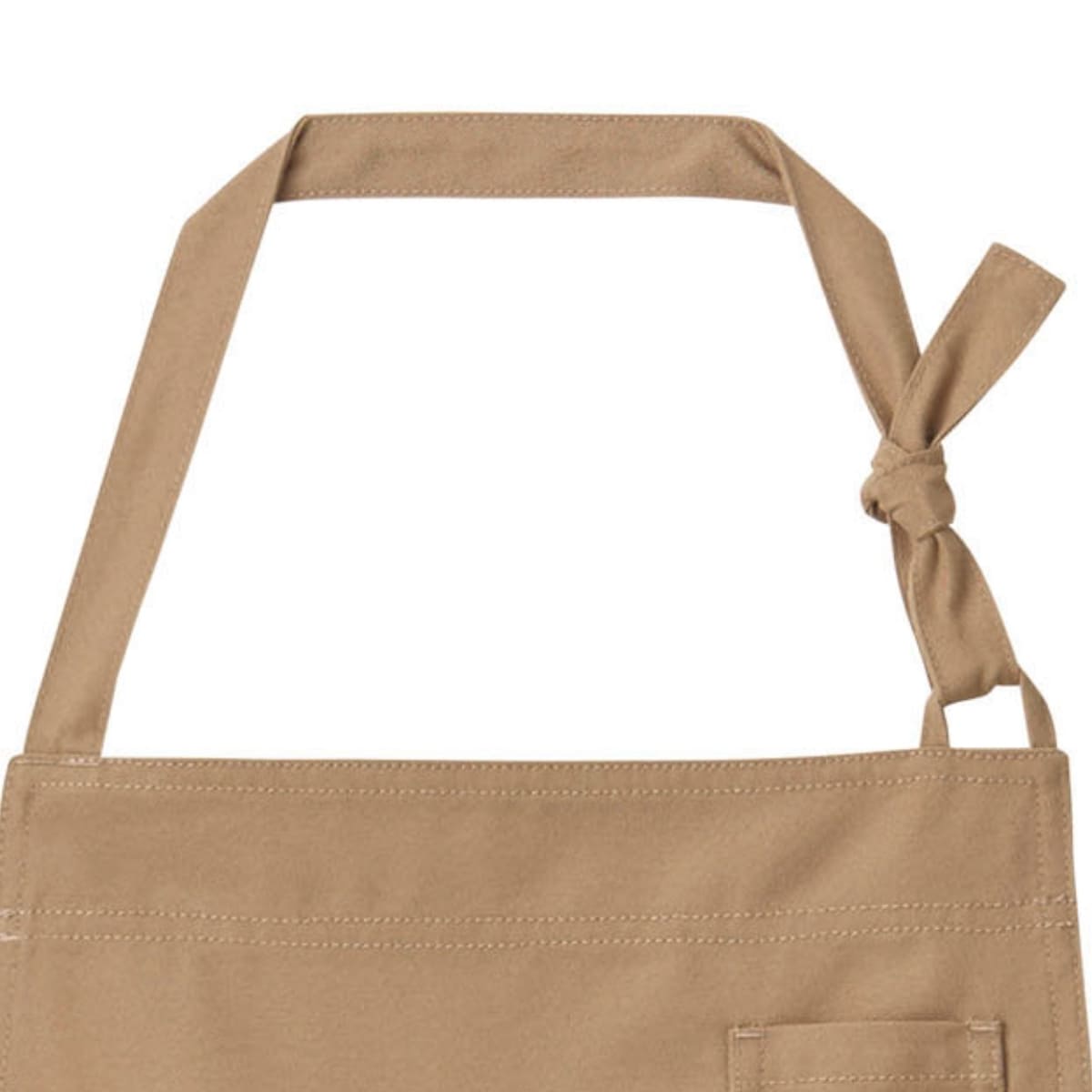 胸当てエプロン | カフェ・飲食店制服 | 1枚 | FK7159 | モカ