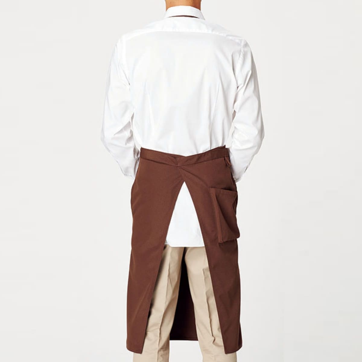 胸当てエプロン | カフェ・飲食店制服 | 1枚 | FK7159 | ブラック