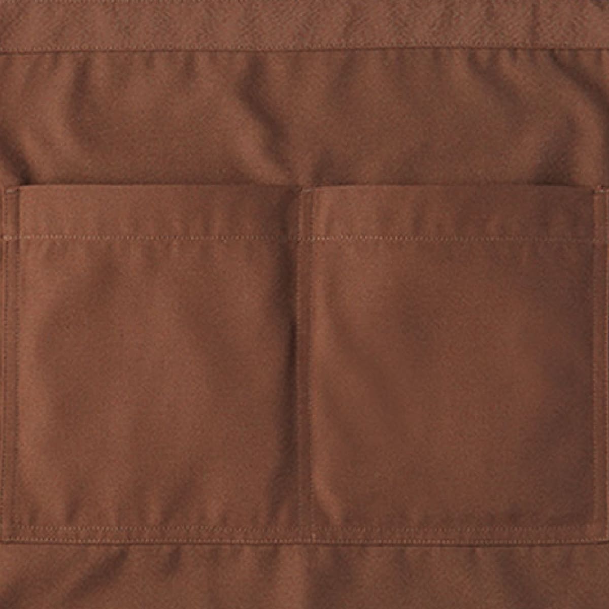 胸当てエプロン | カフェ・飲食店制服 | 1枚 | FK7159 | モカ