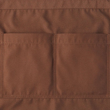 胸当てエプロン | カフェ・飲食店制服 | 1枚 | FK7159 | モカ