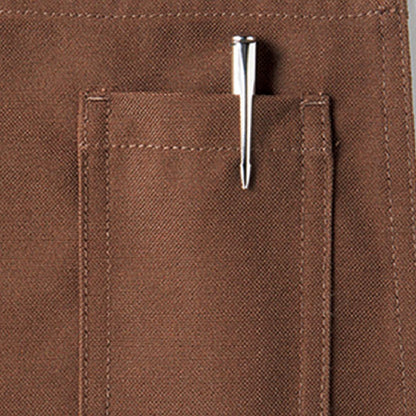 胸当てエプロン | カフェ・飲食店制服 | 1枚 | FK7159 | ブラック