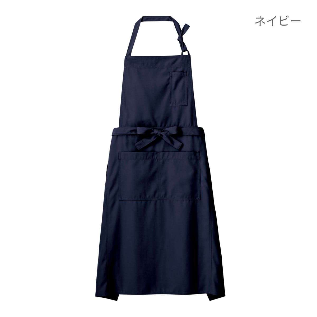 胸当てエプロン | カフェ・飲食店制服 | 1枚 | FK7159 | ブラック