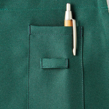 バッククロス胸当てエプロン | カフェ・飲食店制服 | 1枚 | FK7163 | ワイン