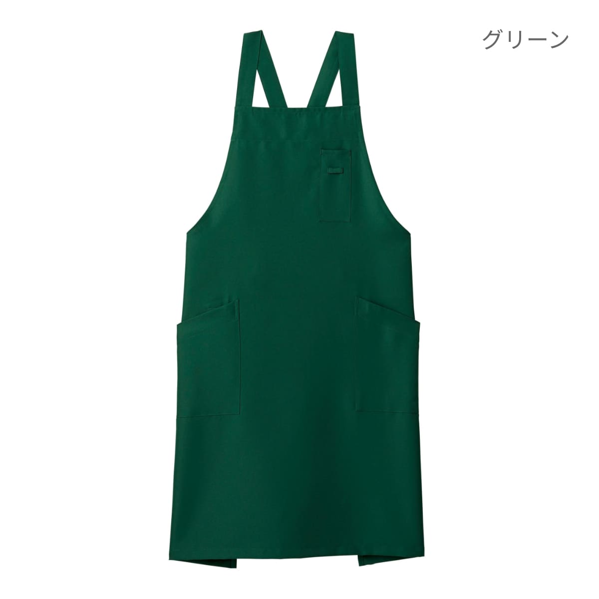 バッククロス胸当てエプロン | カフェ・飲食店制服 | 1枚 | FK7163 | ベージュ