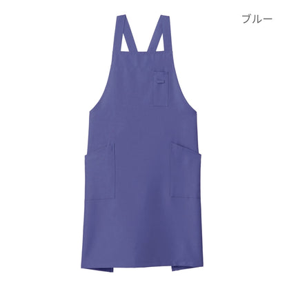 バッククロス胸当てエプロン | カフェ・飲食店制服 | 1枚 | FK7163 | ホワイト