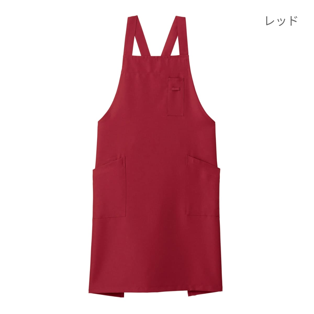 バッククロス胸当てエプロン | カフェ・飲食店制服 | 1枚 | FK7163 | ベージュ