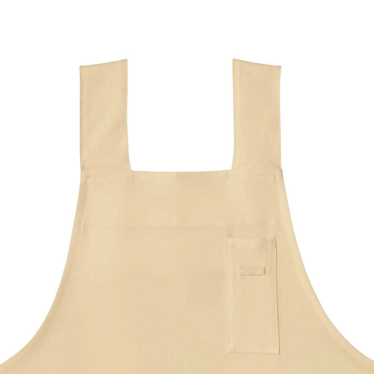 H型胸当てエプロン | カフェ・飲食店制服 | 1枚 | FK7164 | ブラック