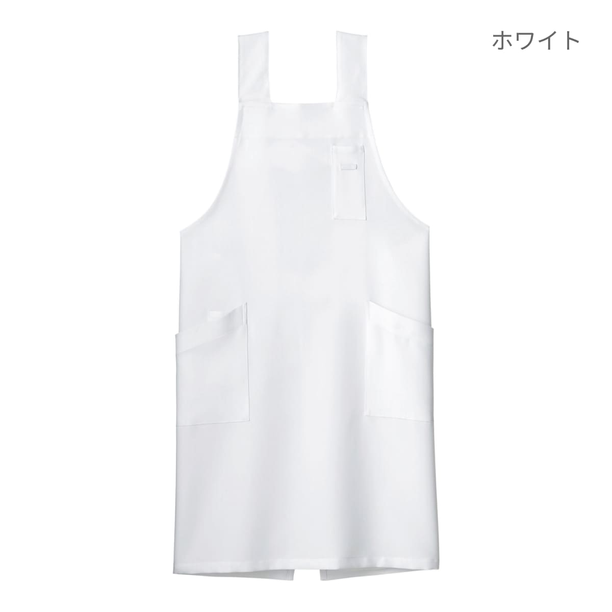 H型胸当てエプロン | カフェ・飲食店制服 | 1枚 | FK7164 | ブラウン