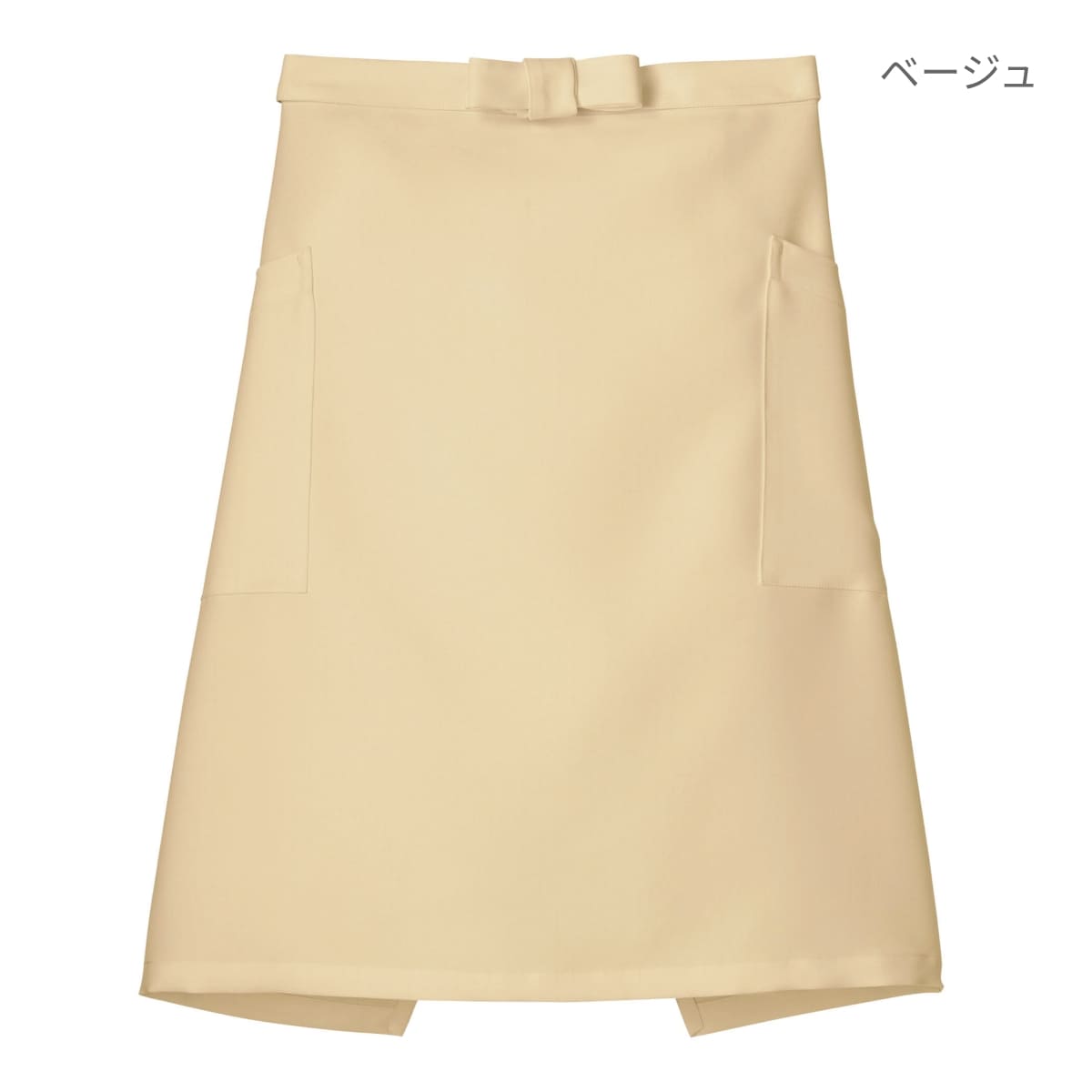 ミドルエプロン | カフェ・飲食店制服 | 1枚 | FK7166 | ブラウン