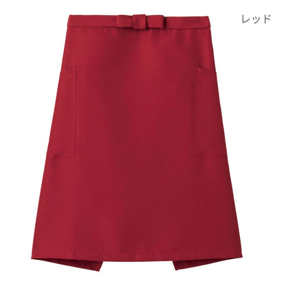 ミドルエプロン | カフェ・飲食店制服 | 1枚 | FK7166 | ブラウン