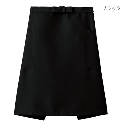 ミドルエプロン | カフェ・飲食店制服 | 1枚 | FK7166 | ブラウン
