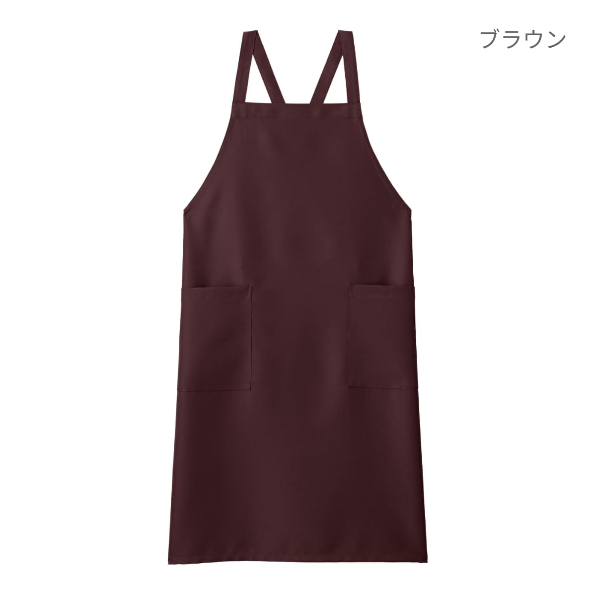 胸当てエプロン | カフェ・飲食店制服 | 1枚 | FK7168 | ブルー