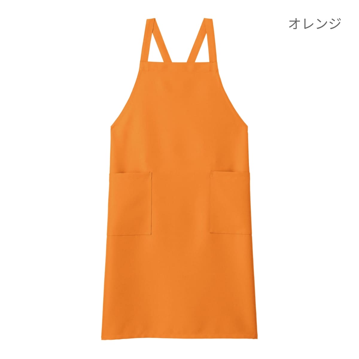 胸当てエプロン | カフェ・飲食店制服 | 1枚 | FK7168 | レッド